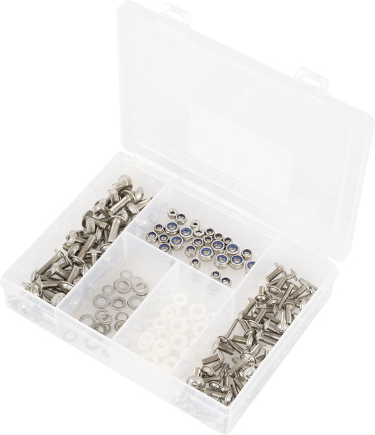 Set Șuruburi Carenaj Louis - 180 Piese, Inox, Universal