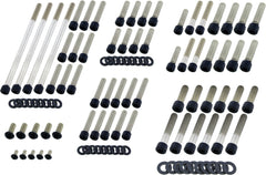 Set Șuruburi Negre HD Touring/FXR Louis - Inox Mat Anti-Coroziune