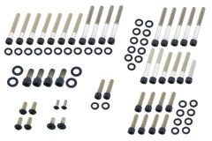 Set Șuruburi Negre Motor Harley Sportster '91+ - Louis, Inox Mat