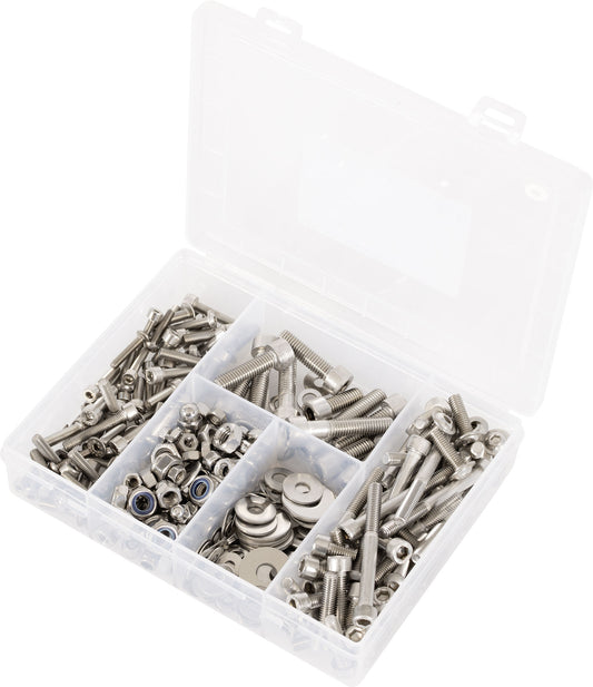 Set Șuruburi și Piulițe Inox Louis - Asortiment Complet Moto