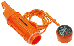 Set Survival Notfallset, 5 in 1 Culoare Semnalizare MFH - Impermeabil, Busolă