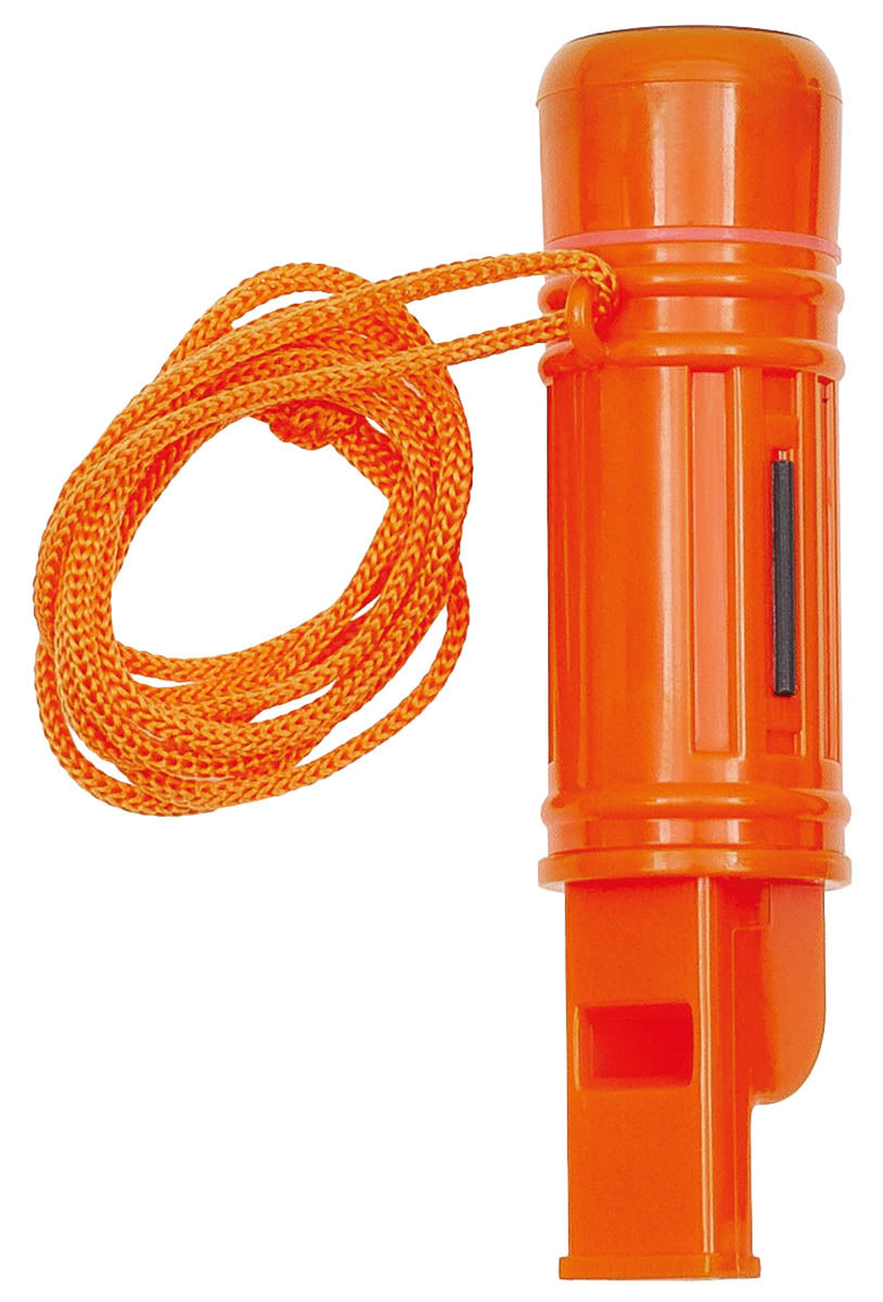 Set Survival Notfallset, 5 in 1 Culoare Semnalizare MFH - Impermeabil, Busolă