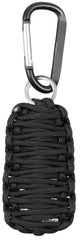 Set Survival Parachute Cord Negru MFH - Cu Paracord, Amnar Inclus