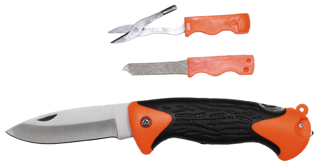 Set Survival "Special", 27 piese Portocaliu MFH - Cutie rezistentă la șocuri, Multitool