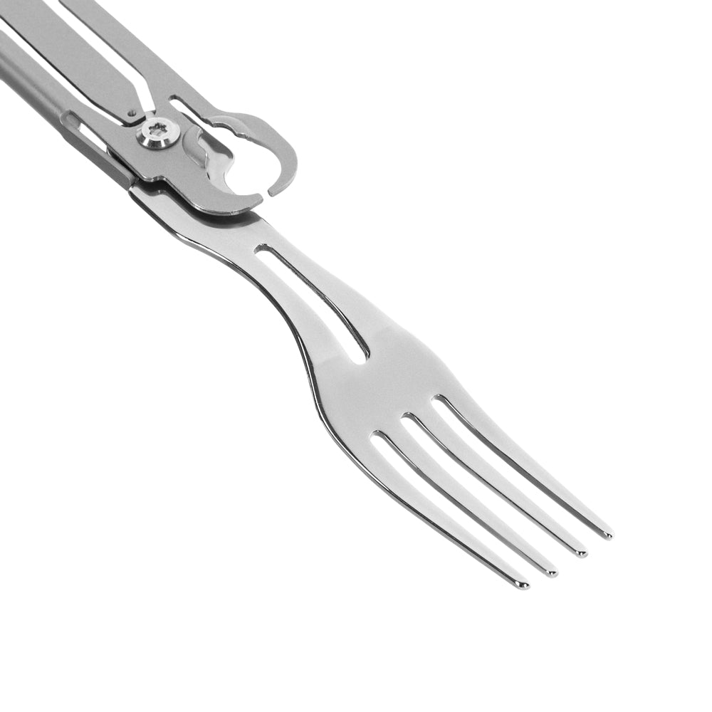 Set Tacâm Spork M-Tac cu Carabiner - Metal