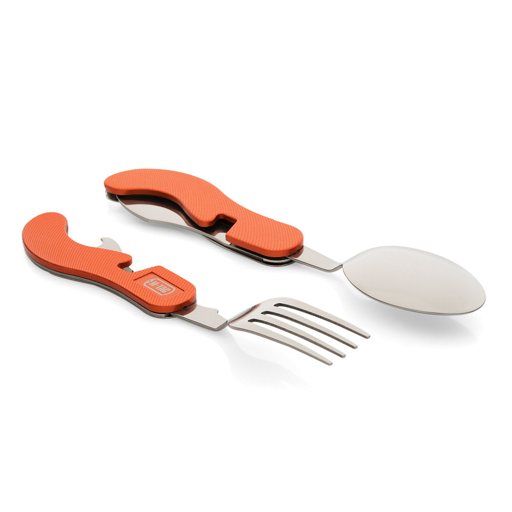Set Tacâmuri Pliabile M-Tac - Portocaliu, Compact și Rezistent