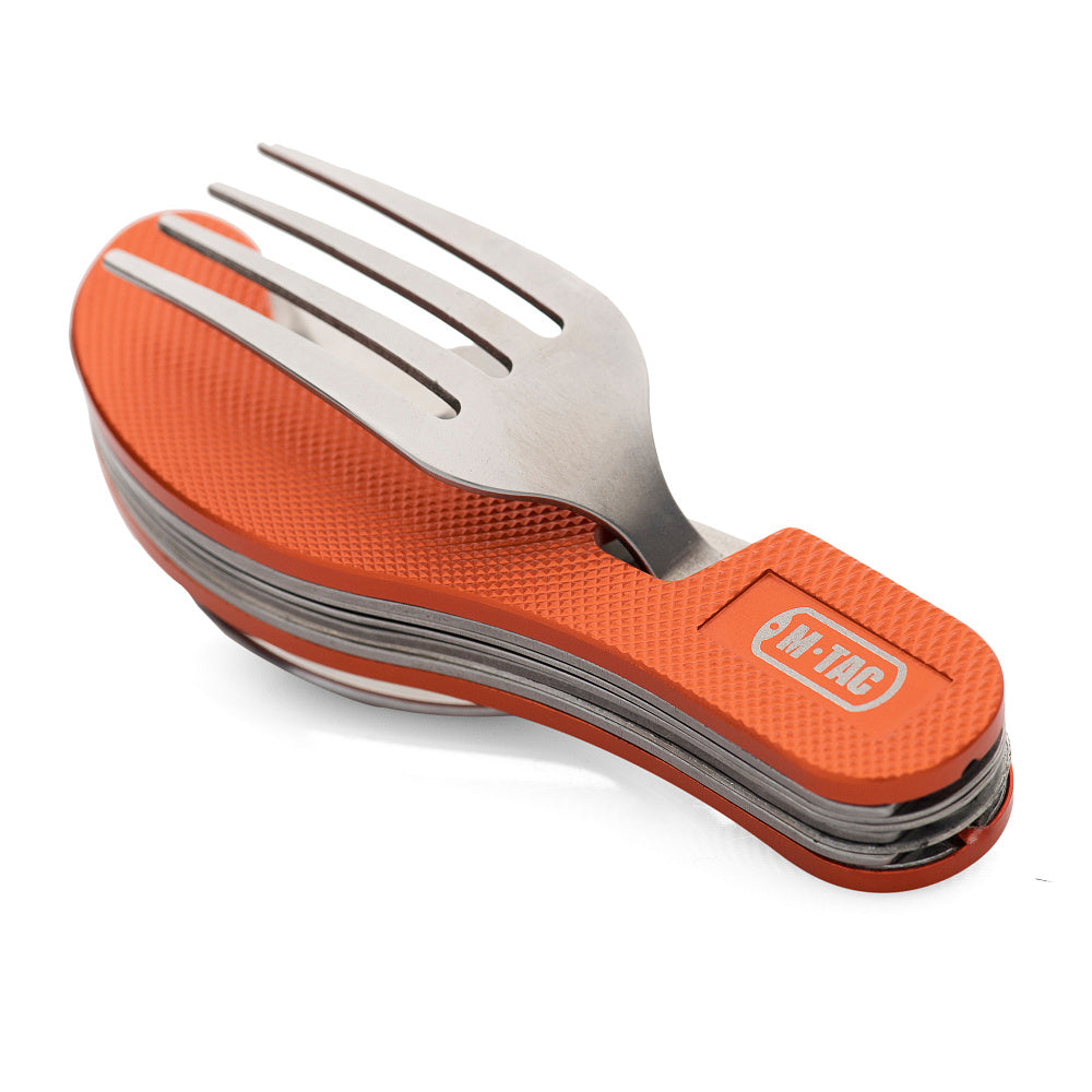 Set Tacâmuri Pliabile M-Tac - Portocaliu, Compact și Rezistent