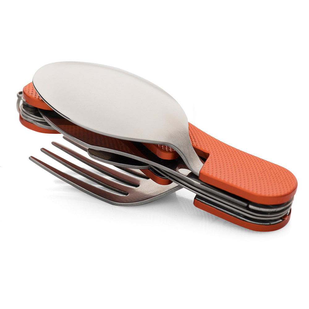 Set Tacâmuri Pliabile M-Tac - Portocaliu, Compact și Rezistent