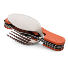 Set Tacâmuri Pliabile M-Tac - Portocaliu, Compact și Rezistent