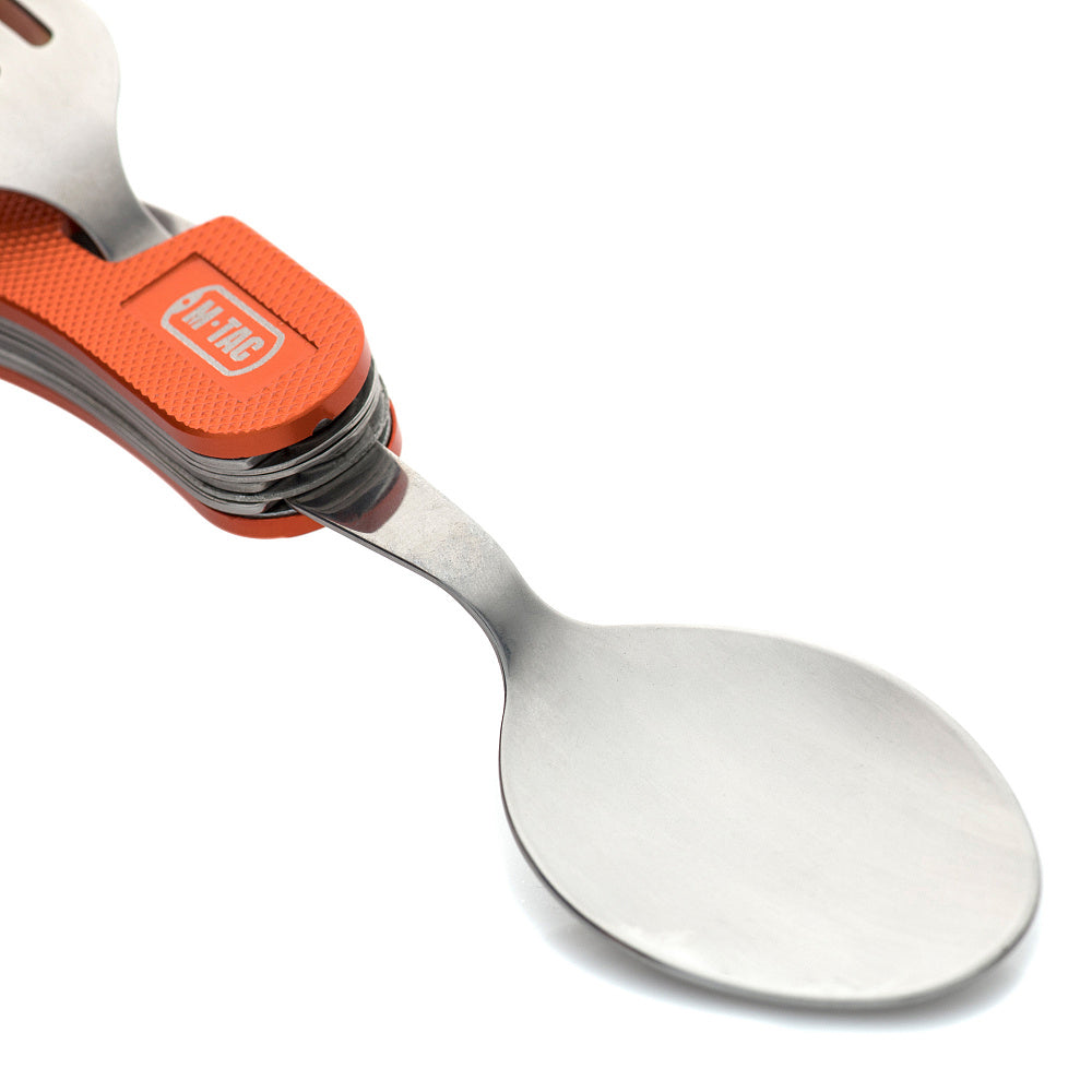 Set Tacâmuri Pliabile M-Tac - Portocaliu, Compact și Rezistent