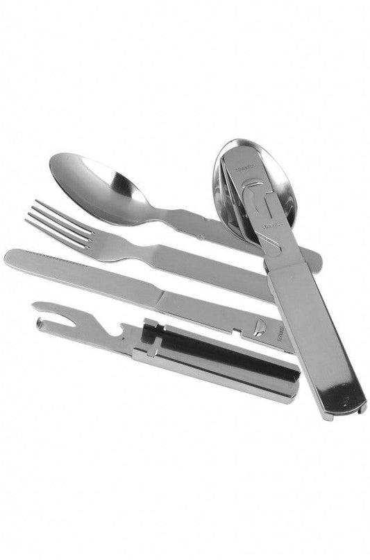 Set Tacâmuri Mil-Tec Bundeswehr – Inox, 4 Piese, 20 cm