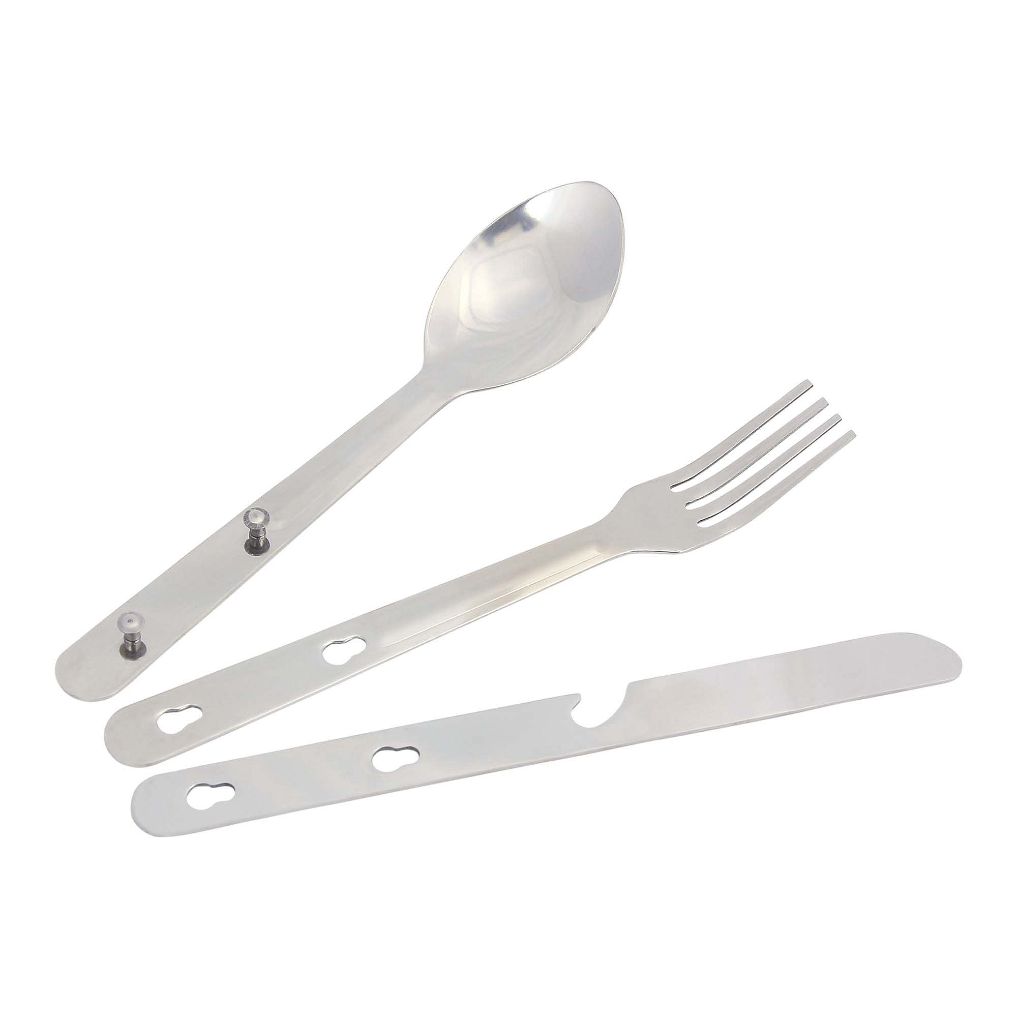 Set Tacâmuri Portabil BCB CN1446 Zilver/Chrome - Gata de Acțiune