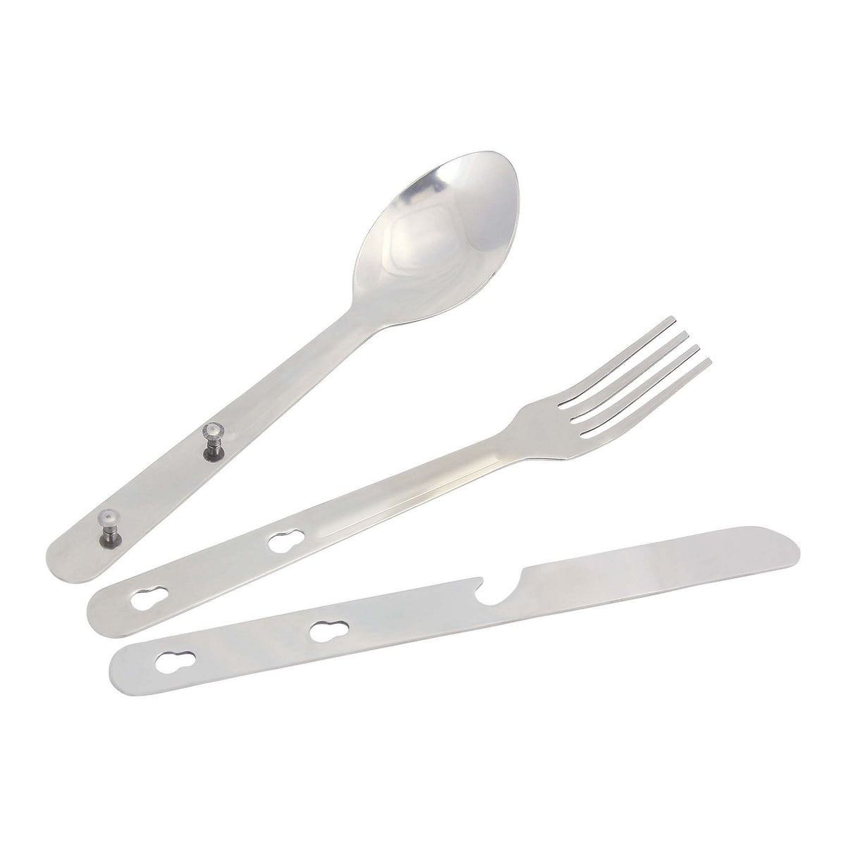 Set Tacâmuri Portabil BCB CN1446 Zilver/Chrome - Gata de Acțiune