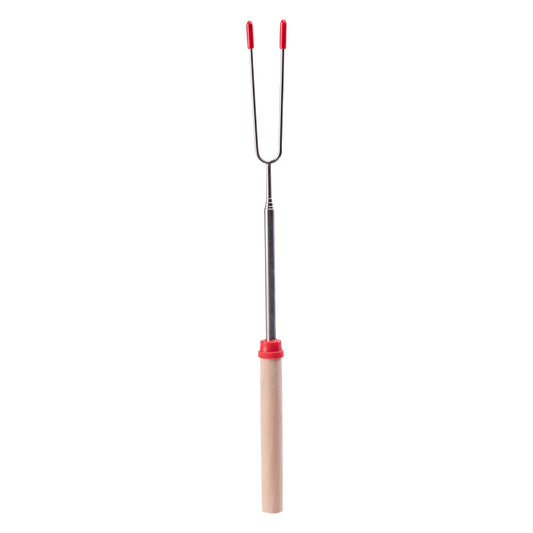 Set Tacâmuri Telescopice FORKY MARTES - Oțel Inoxidabil, Mâner Lemn - 1