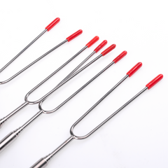 Set Tacâmuri Telescopice FORKY MARTES - Oțel Inoxidabil, Mâner Lemn - 2