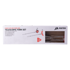 Set Tacâmuri Telescopice FORKY MARTES - Oțel Inoxidabil, Mâner Lemn - 4