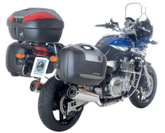 Set Topcase Moto Journey Recon Hepco & Becker - 2x42L, Negru/Artic