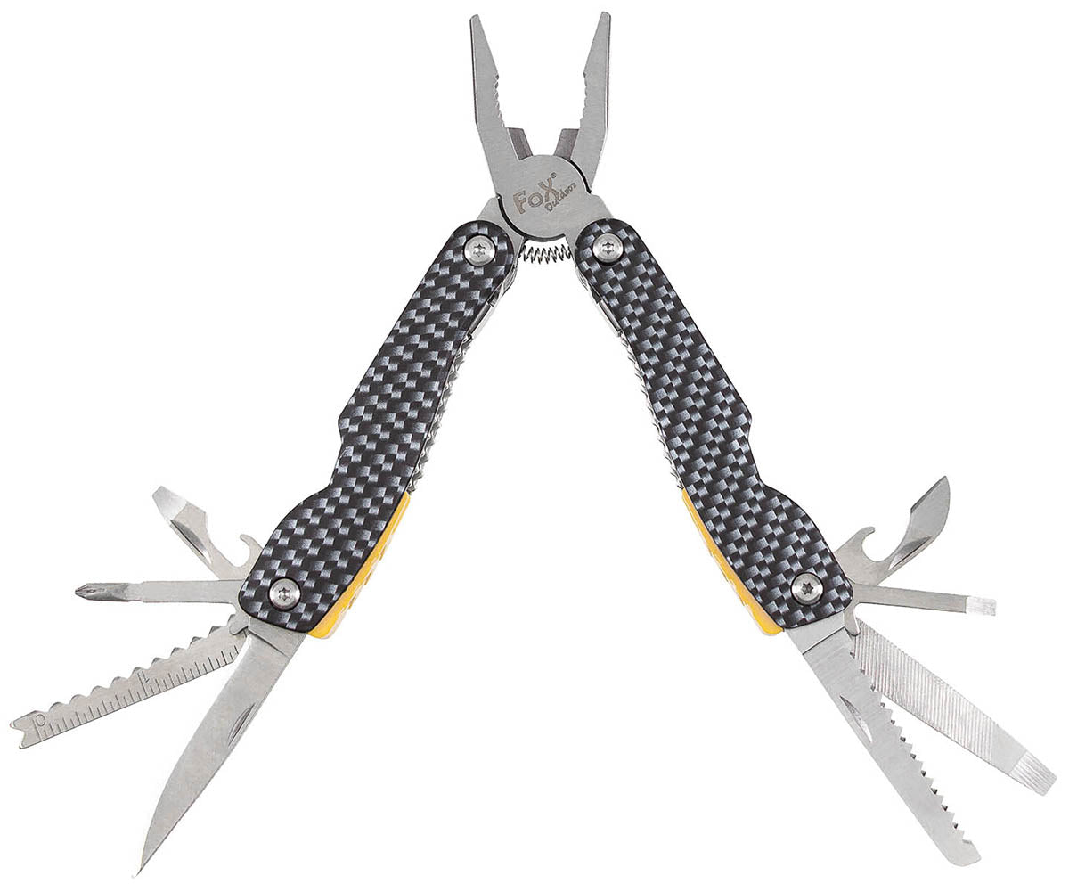 Set Unelte Mare, Mâner Carbon FoxOutdoor - 9 Piese, Lamă 6cm