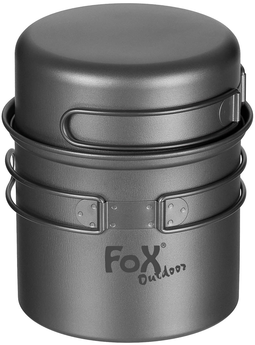 Set Vase Gătit Titan FoxOutdoor - Ultralight, Rezistent