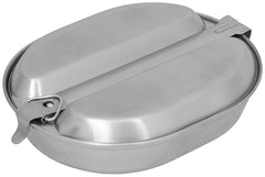 Set Veselă Camping US, Inox MFH - 600ml, 350g