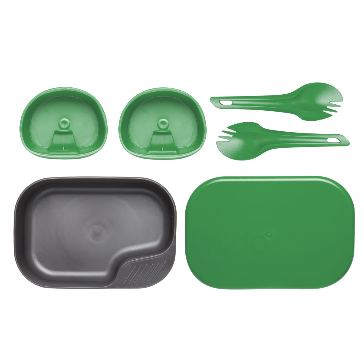 Set Veselă Camping Wildo Camp-A-Box DUO® Light Green BPA Free