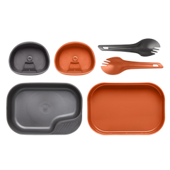 Set Veselă Camping Wildo® CAMP-A-BOX® DUO Light Orange / Dark Grey