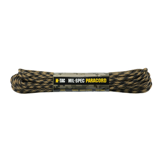 Sfoară Paracord 550 M-Tac - Negru / Coyote Mil-Spec