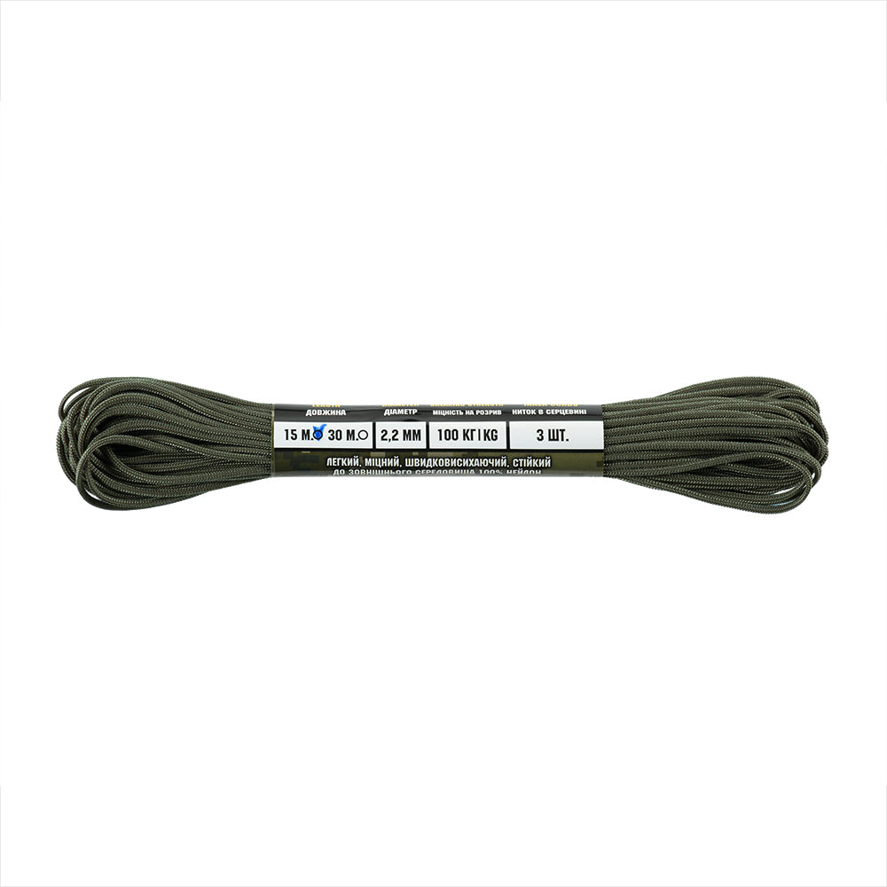 Sfoară Paracord Minicord M-Tac – Ranger Green, Rezistență 100kg