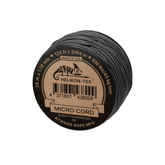 Sfoară Micro Cord Helikon-Tex 100lb Neagră