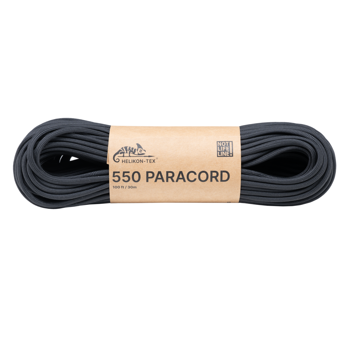 Sfoară Paracord Helikon-Tex 550 Negru cu 7 Miezuri
