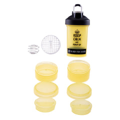 Shaker BETA IQ CROSS THE LINE - Antileak, 500 ml, Inox - 2