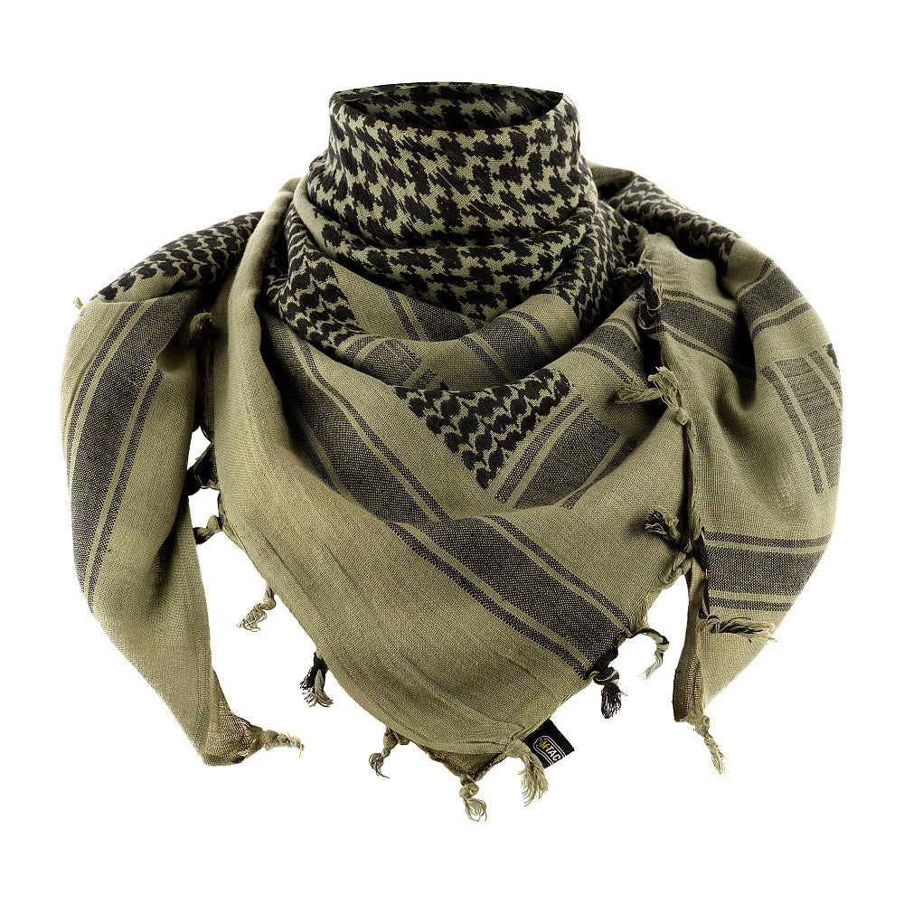 Shemagh Dense M-Tac - Foliage Green/Black, Protecție Multifuncțională