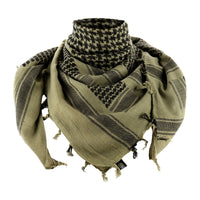 Shemagh Dense M-Tac - Foliage Green/Black, Protecție Multifuncțională
