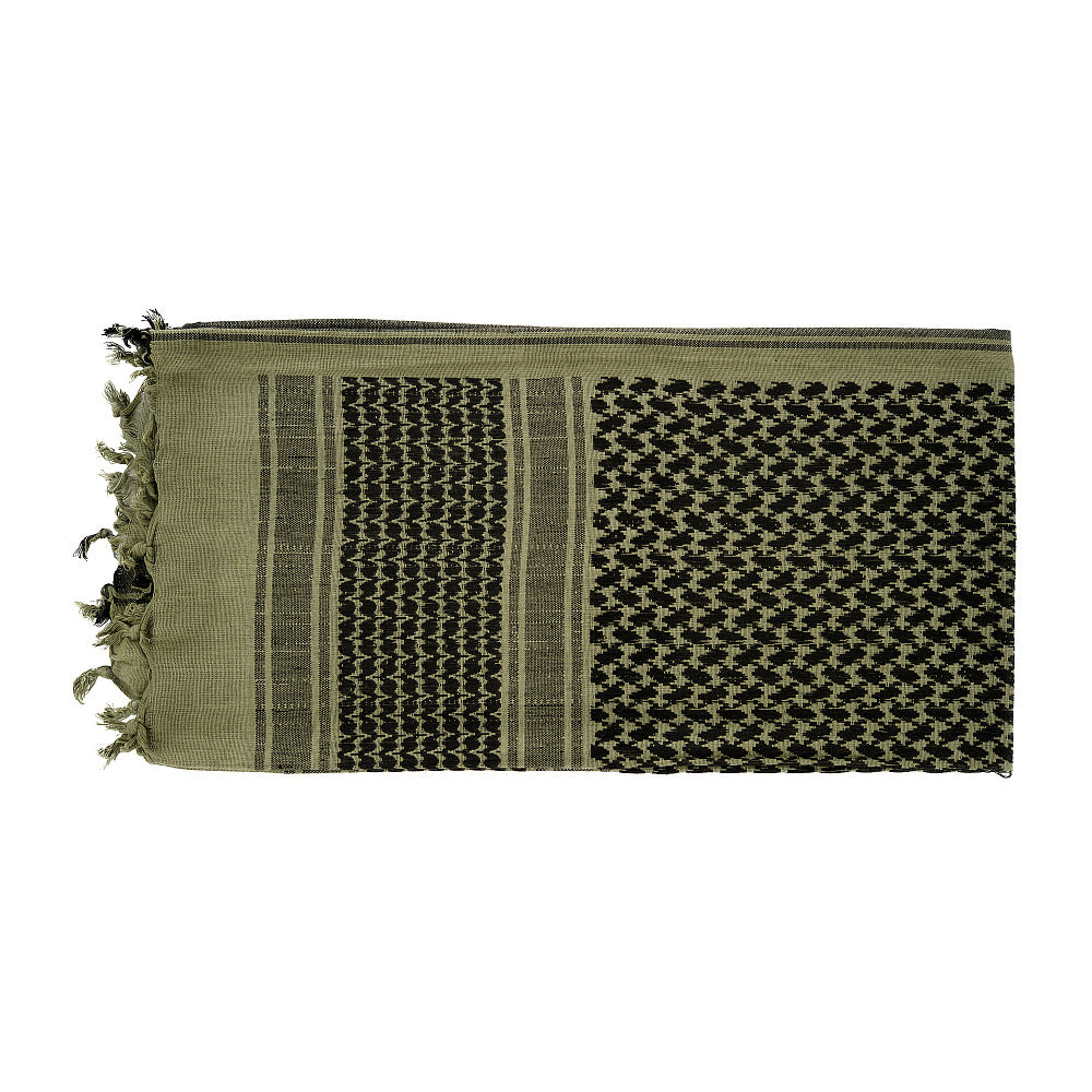 Shemagh Dense M-Tac - Foliage Green/Black, Protecție Multifuncțională