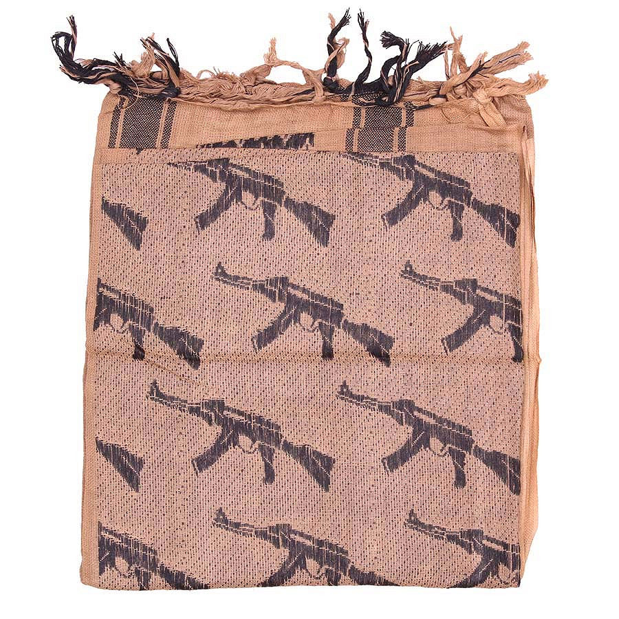 Shemagh PLO AK Coyote - Protecție și Versatilitate Tactică
