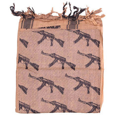 Shemagh PLO AK Coyote - Protecție și Versatilitate Tactică