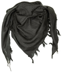 Shemagh Supersoft Negru MFH - 100% Bumbac, 120x115 cm