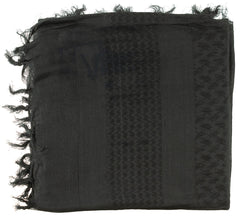 Shemagh Supersoft Negru MFH - 100% Bumbac, 120x115 cm