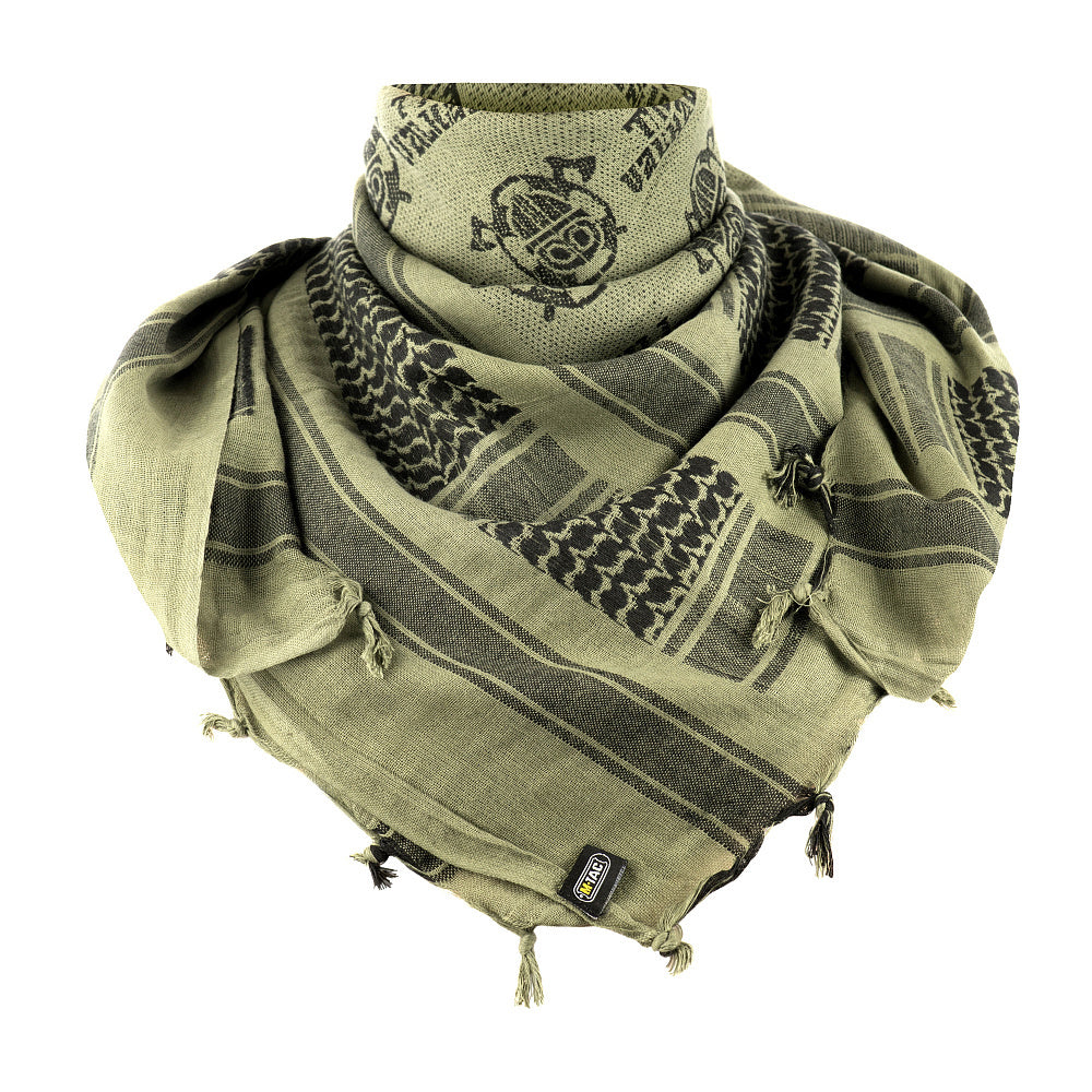 Shemagh "Til Valhall" M-Tac - Olive/Negru, Protecție Tactică