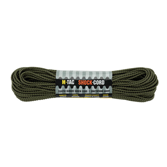 Shock Cord Paracord 3mm Dragon Skin M-Tac - OD Green Elastic