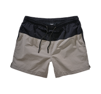 Short de Baie Basic Black Grey Brandit - Uscare Rapida