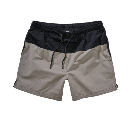 Short de Baie Basic Black Grey Brandit - Uscare Rapida