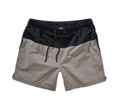 Short de Baie Basic Black Grey Brandit - Uscare Rapida