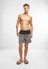 Short de Baie Basic Black Grey Brandit - Uscare Rapida