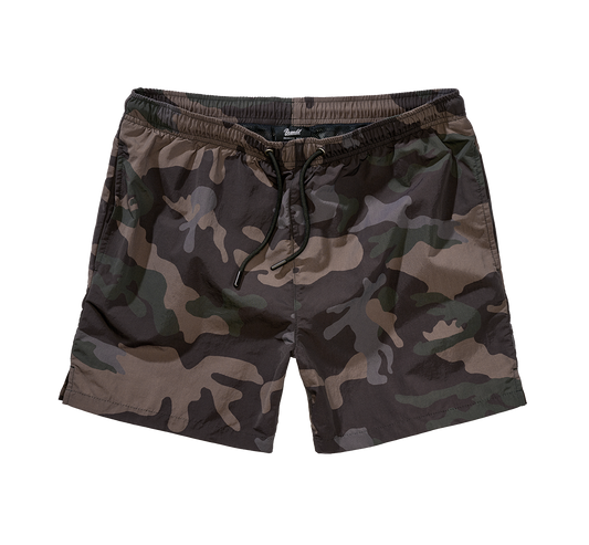 Short de Baie Basic Dark Camo Brandit - Confort Acvatic Superior