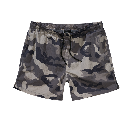 Short de Baie Basic Grey Camo Brandit - Uscare Rapida