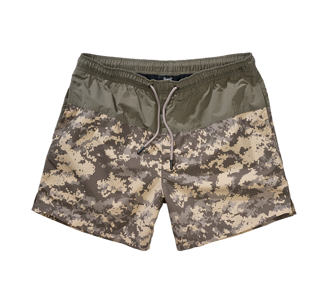 Short de Baie Basic Oliv AT Digital Brandit - Uscare Rapida