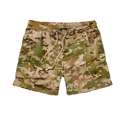Short de Baie Basic Tactical Camo Brandit - Uscare Rapida