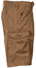 Shorts Combat Bermuda Coyote MFH - Buzunare Cargo, Talie Ajustabilă