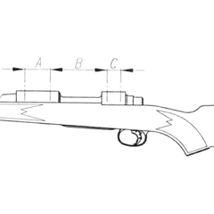 Șină Picatinny ERA Recknagel - Mauser M18, Aluminiu Robust - 2